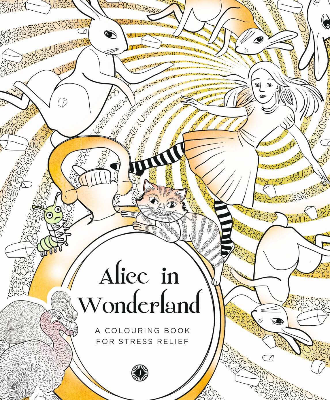 Alice in Wonderland: A Colouring Book for Stress Relief - Jaico ...
