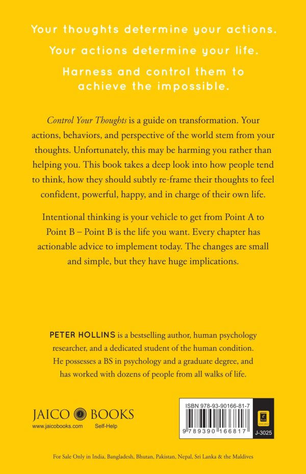 Buy Control Your Thoughts Master Your Mindset By Peter Hollins Online Buy Control Your Thoughts Master Your Mindset By Peter Hollins Online