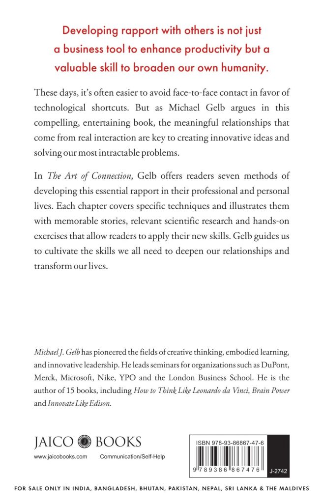 Buy The Art of Connection by Michael J. Gelb online - Jaico Publishing ...