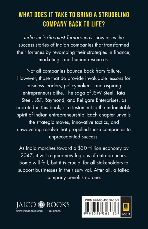 Buy India Inc’s Greatest Turnarounds by Dev Chatterjee with Pragya ...